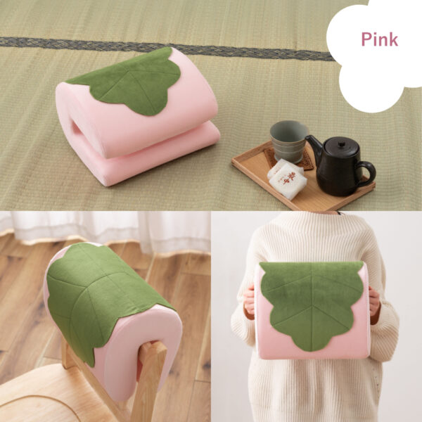 桜餅の様なクッション